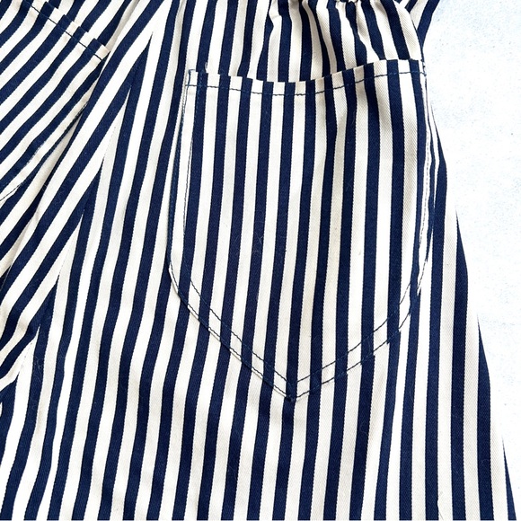 Lykke Wullf Janae Romper Rare Sample – Navy Cream Stripe | Made in LA | Small - Picture 13 of 16